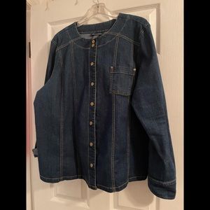 Denim & Co Denim Jacket/Shirt XL